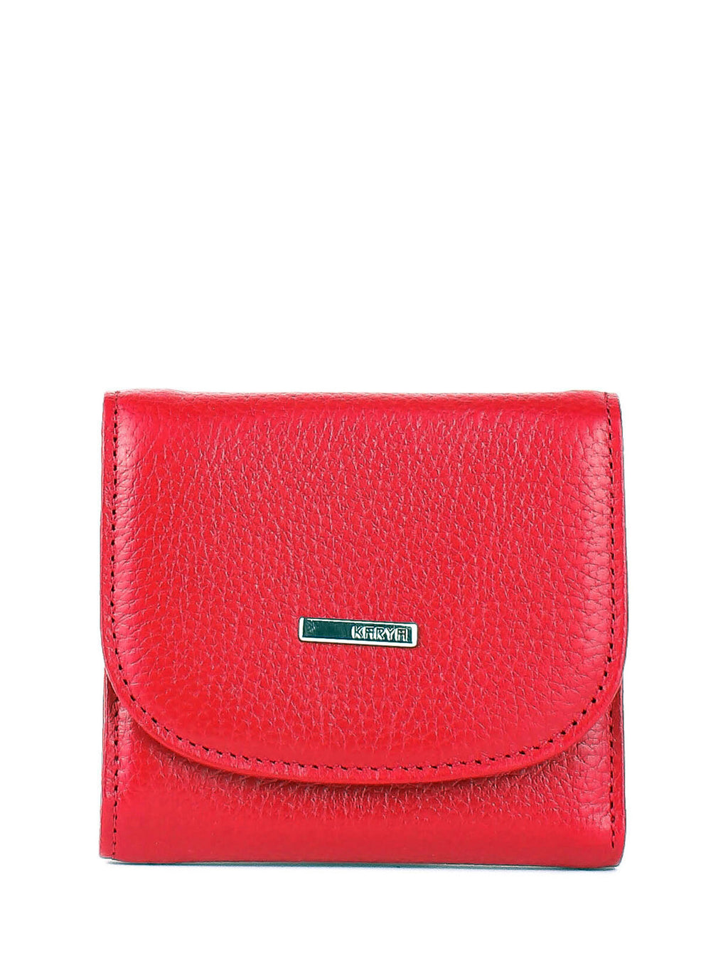 Cartera de piel italiana Rojo 2019-46-45