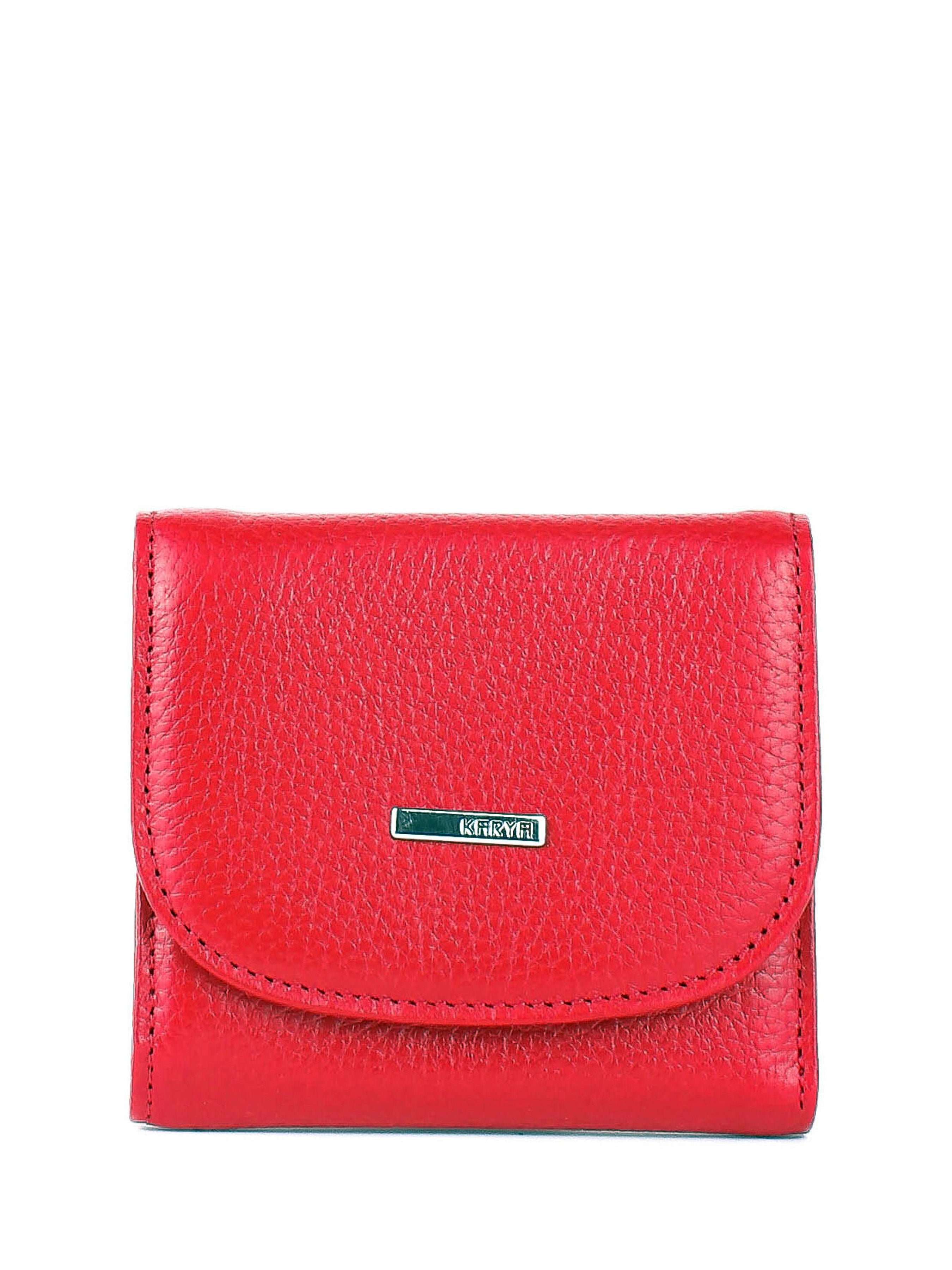 Cartera de piel italiana Rojo 2019-46-45