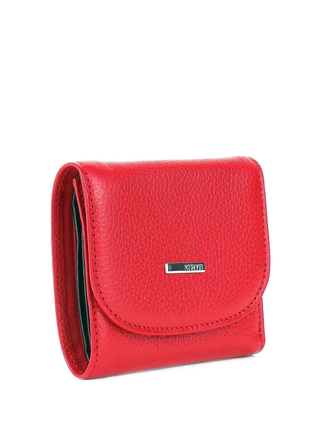 Cartera de piel italiana Rojo 2019-46-45