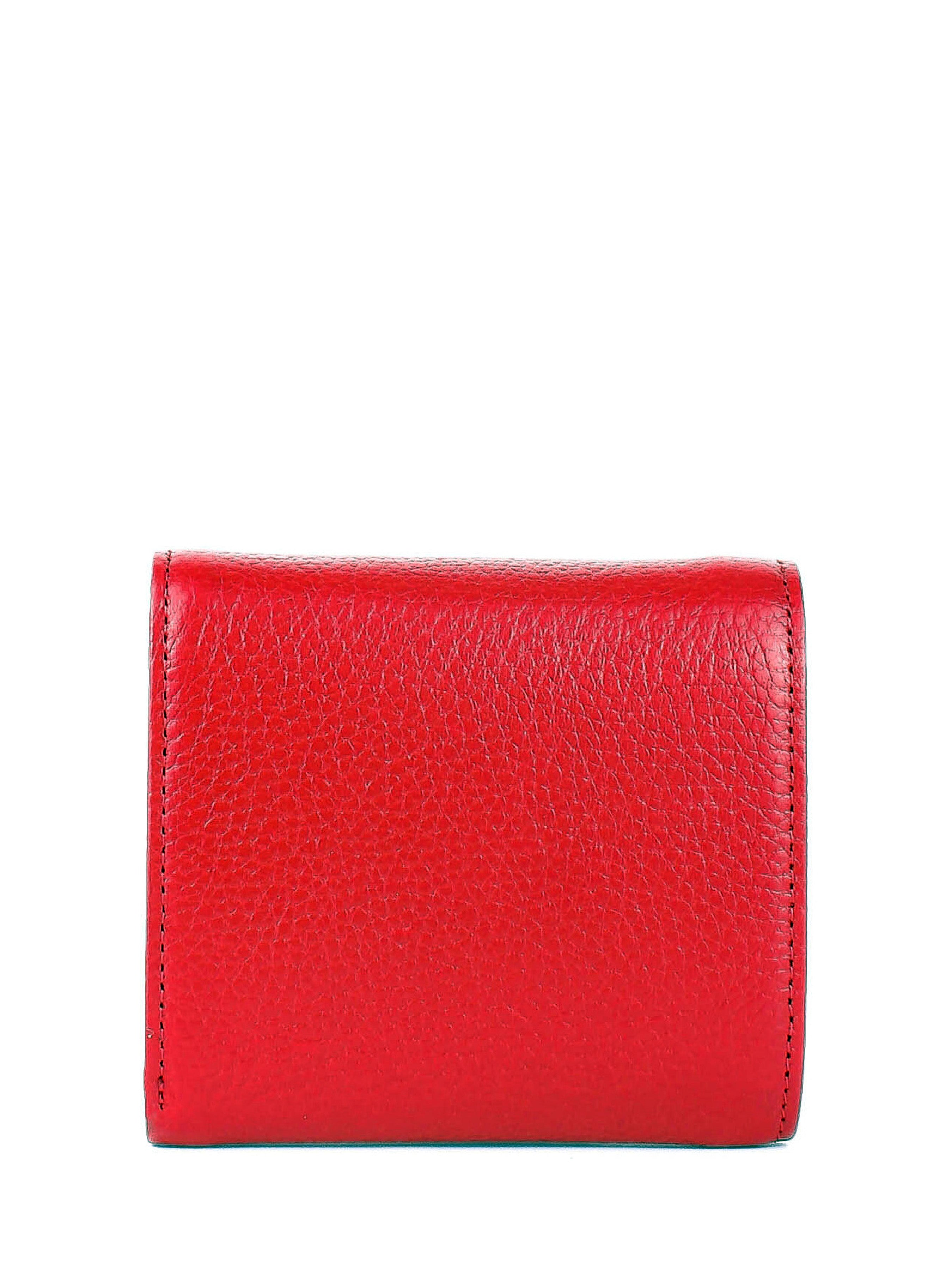 Cartera de piel italiana Rojo 2019-46-45