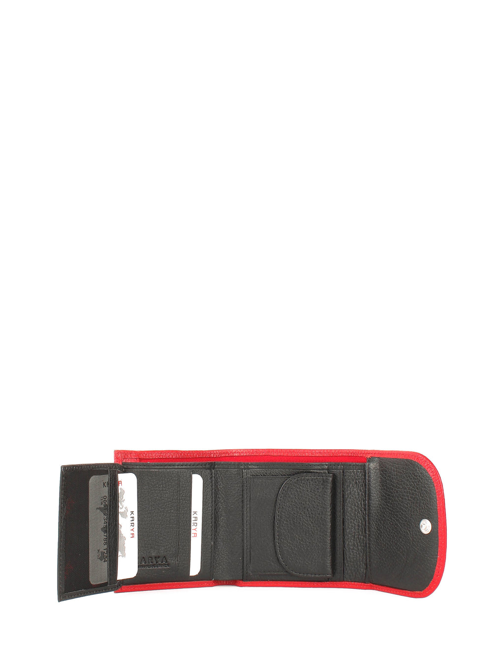 Cartera de piel italiana Rojo 2019-46-45