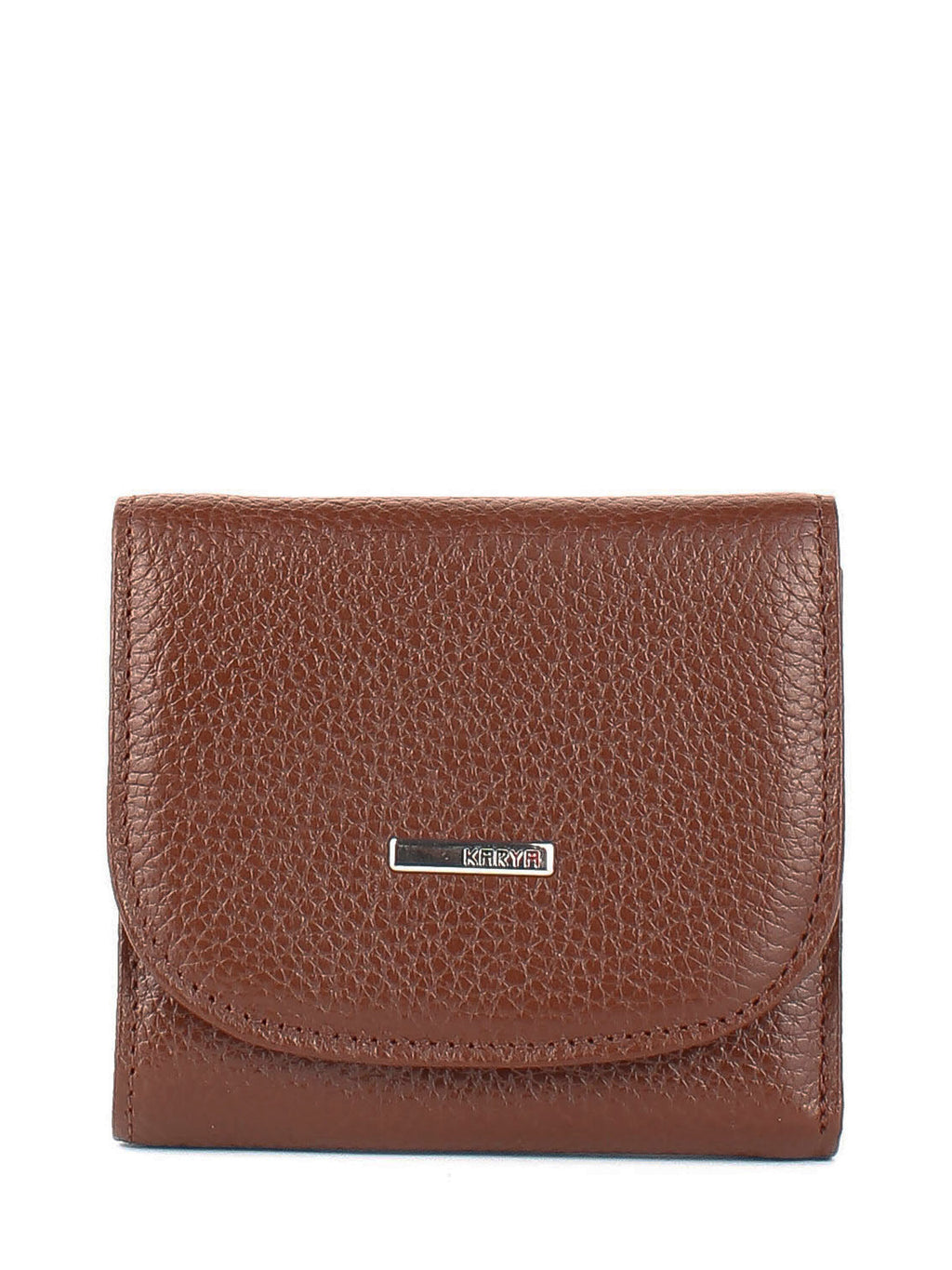 Cartera de piel italiana Marrón 2019-38