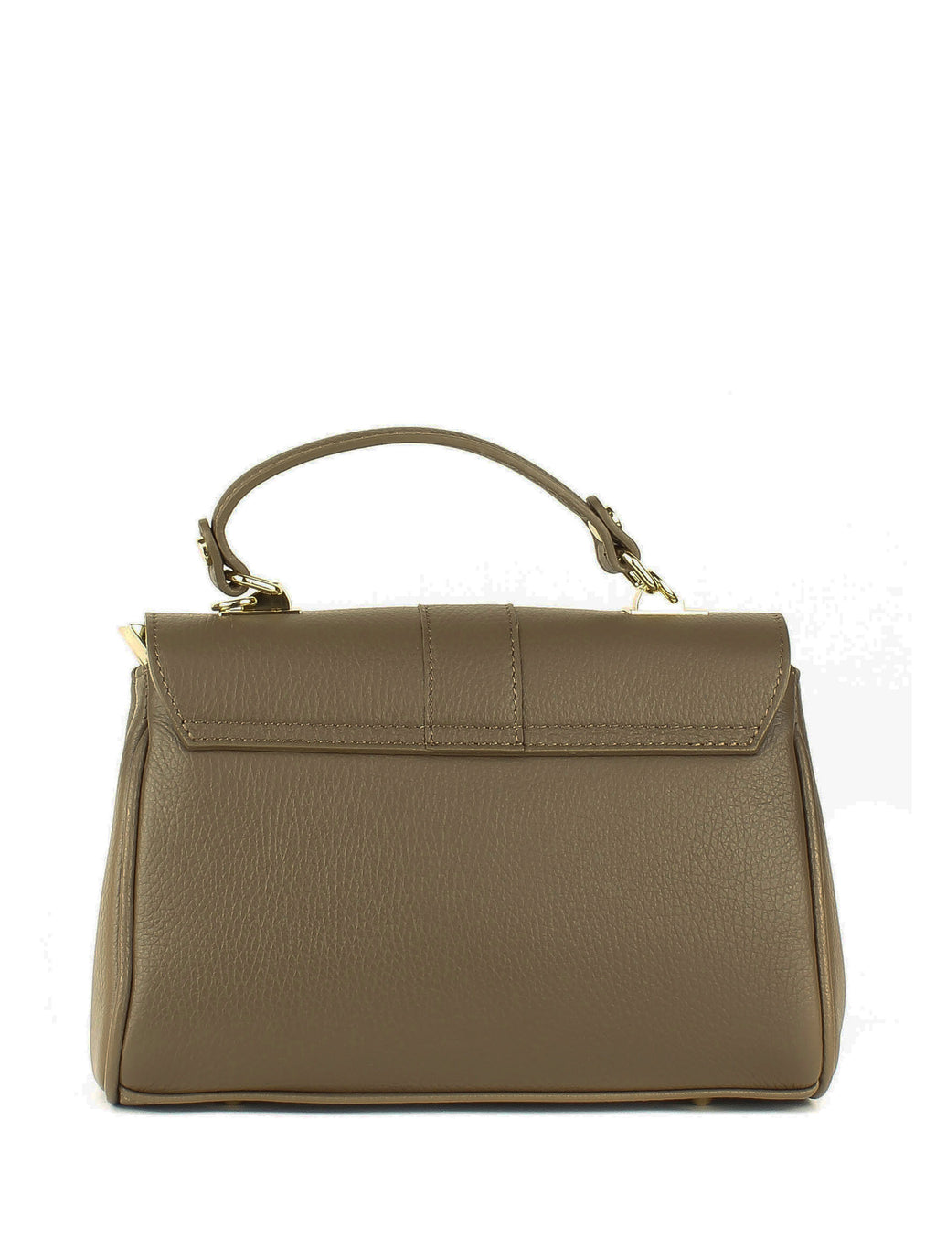 Bolso de mano de piel italiana Gris, Marrón 4222-104-32