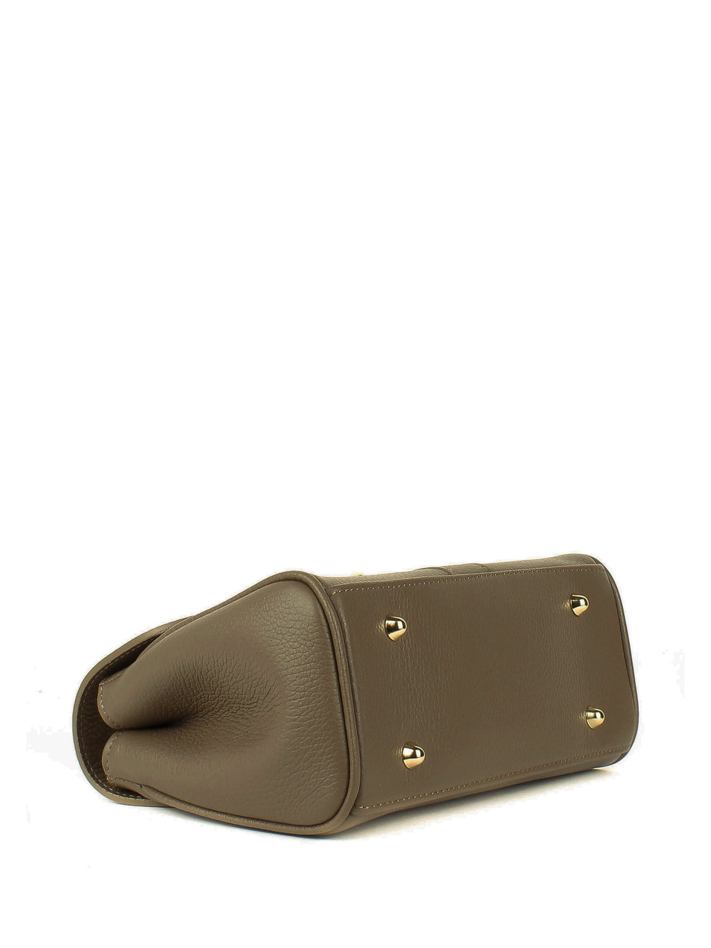 Bolso de mano de piel italiana Gris, Marrón 4222-104-32