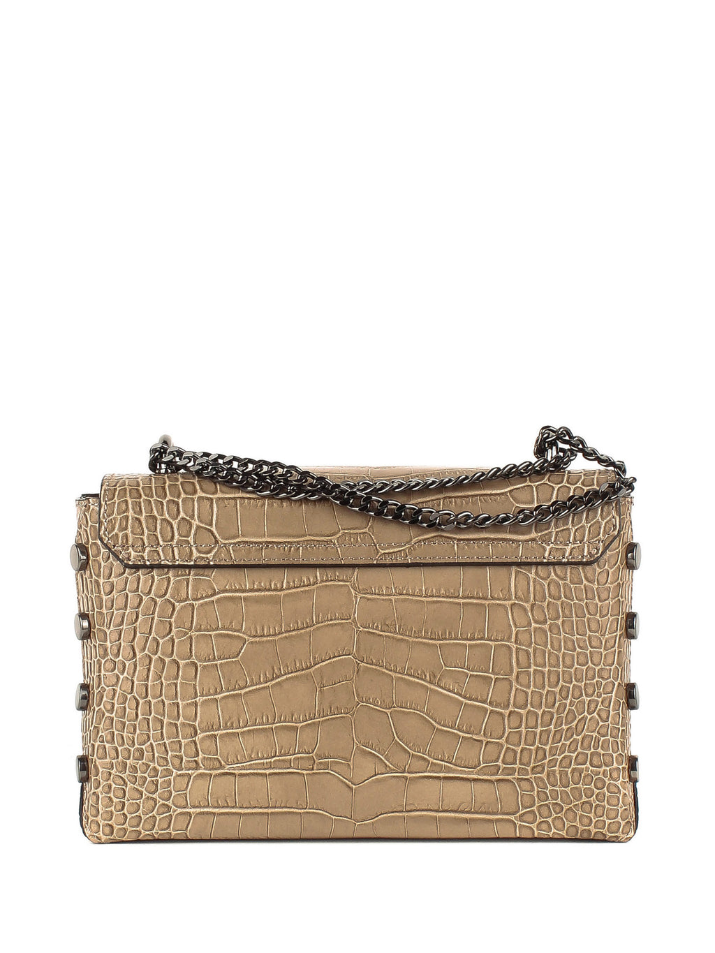 Bandolera de piel italiana Gris 2271-52-36