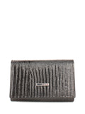 Cartera de piel italiana Negro 1063-073