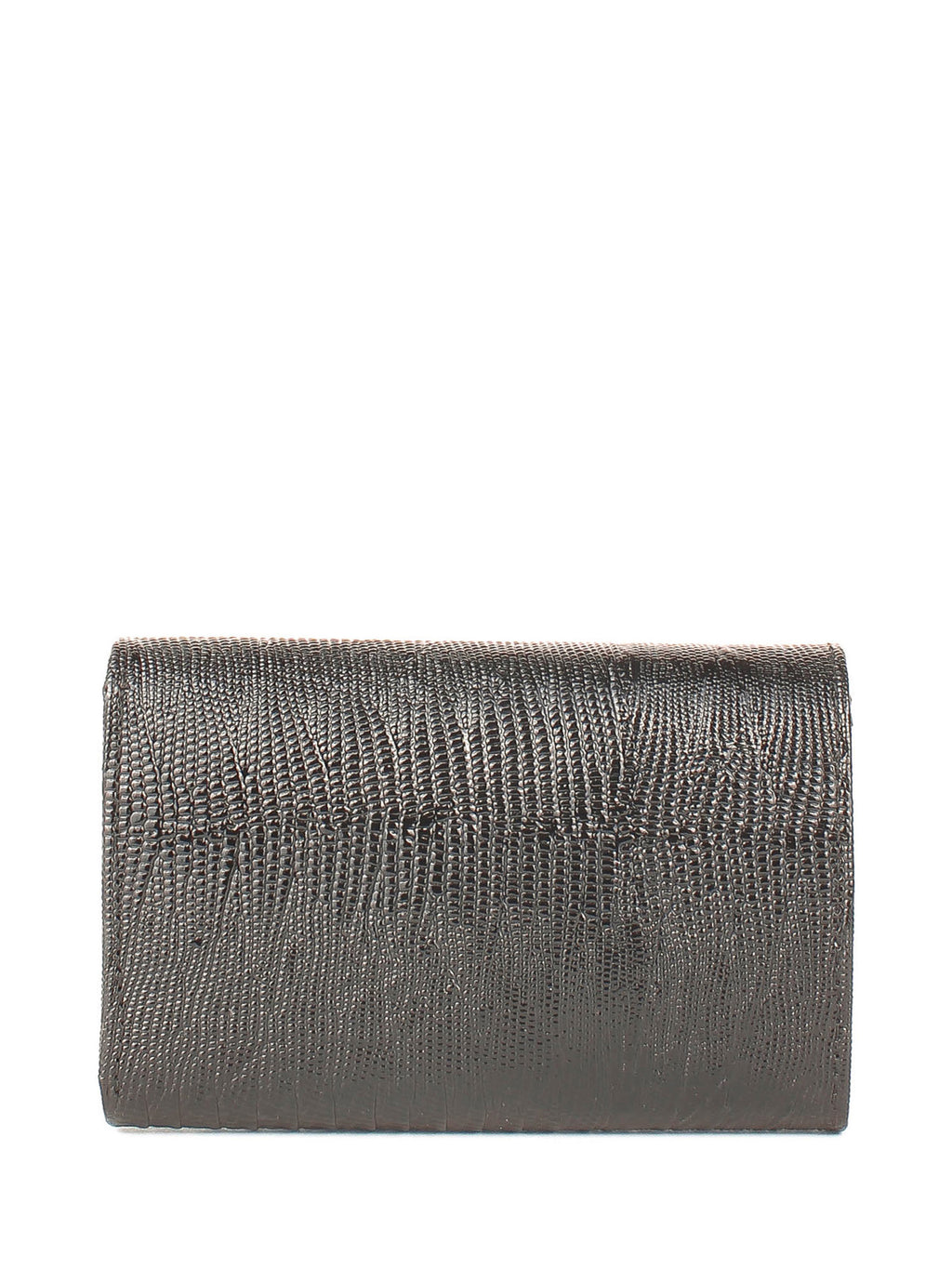 Cartera de piel italiana Negro 1063-073