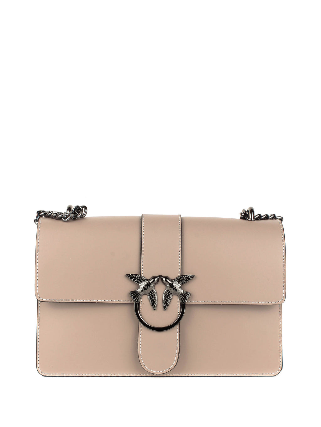 Bandolera de piel italiana Gris 1711-52-31