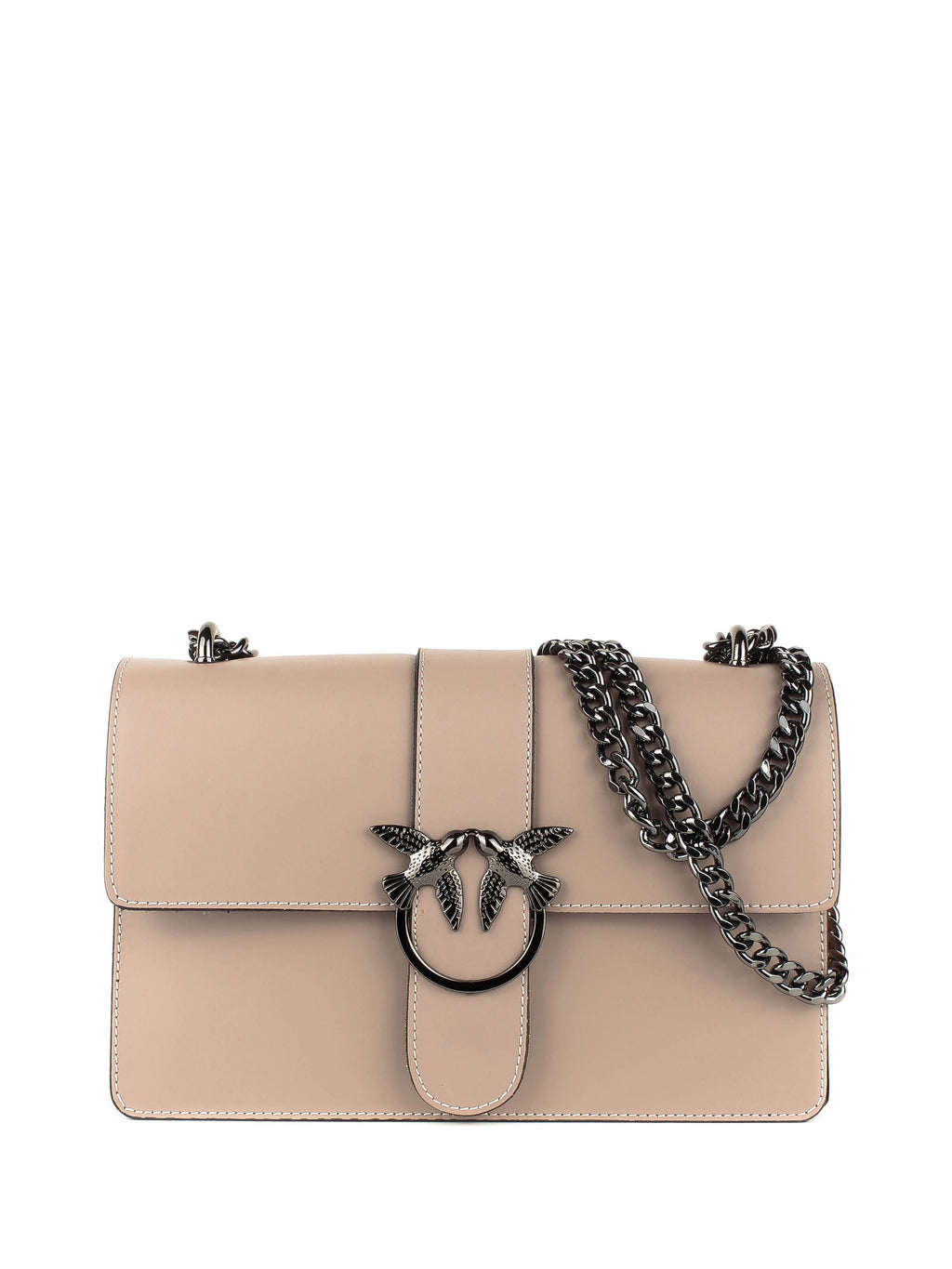 Bandolera de piel italiana Gris 1711-52-31