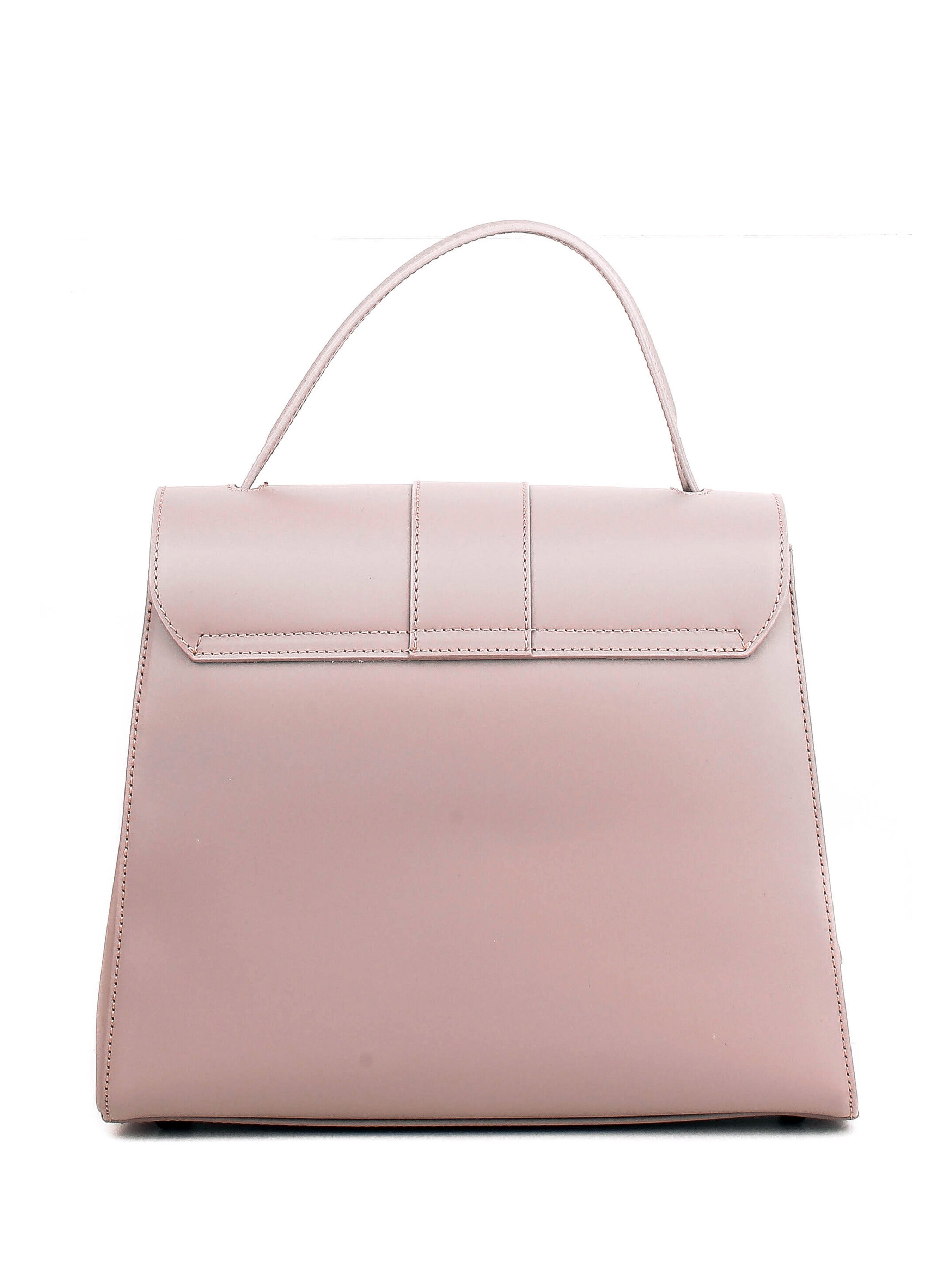 Bolso de mano de piel italiana DIVISI Gris