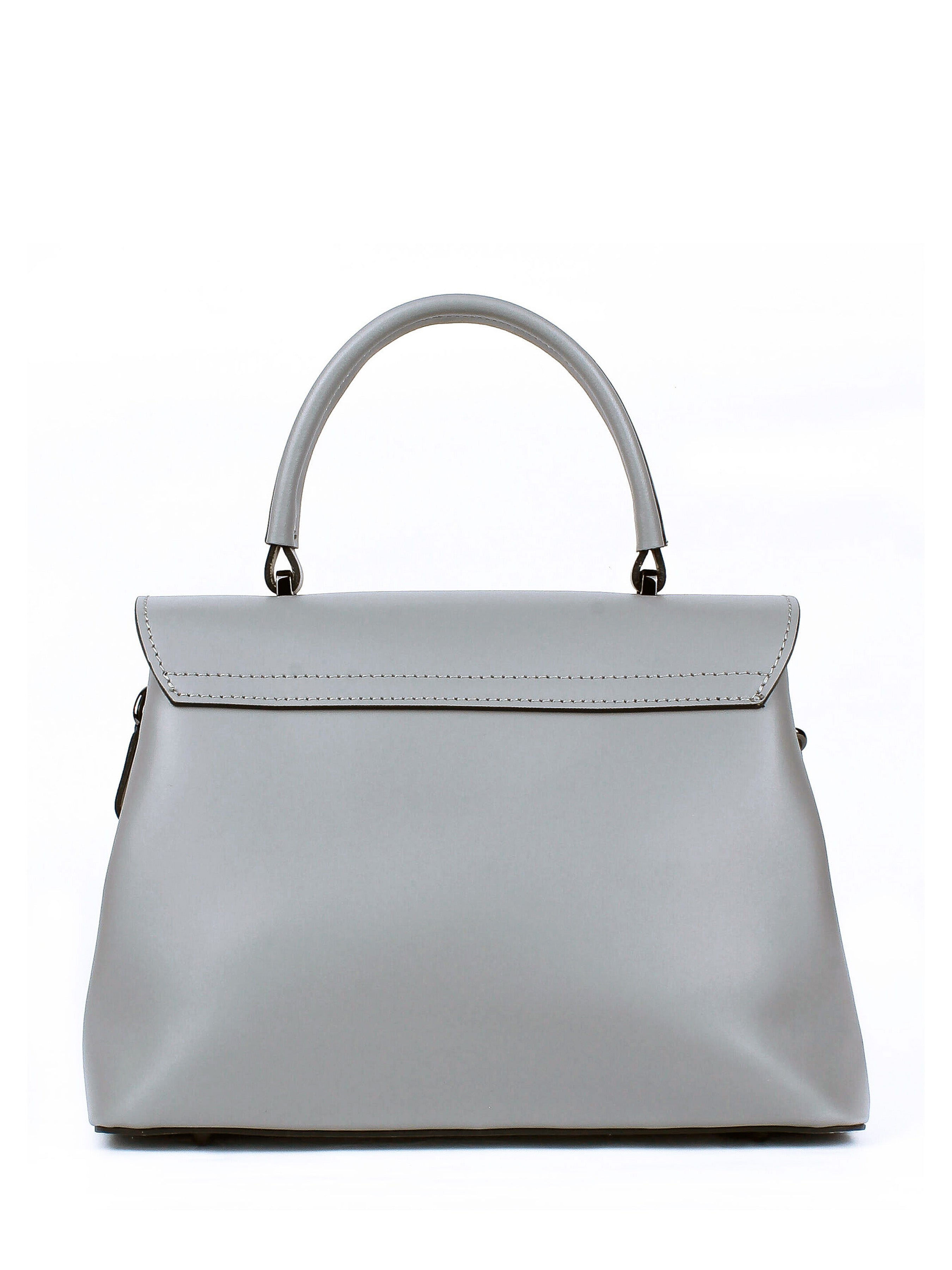 Bolso de mano de piel italiana STOCATTO Gris