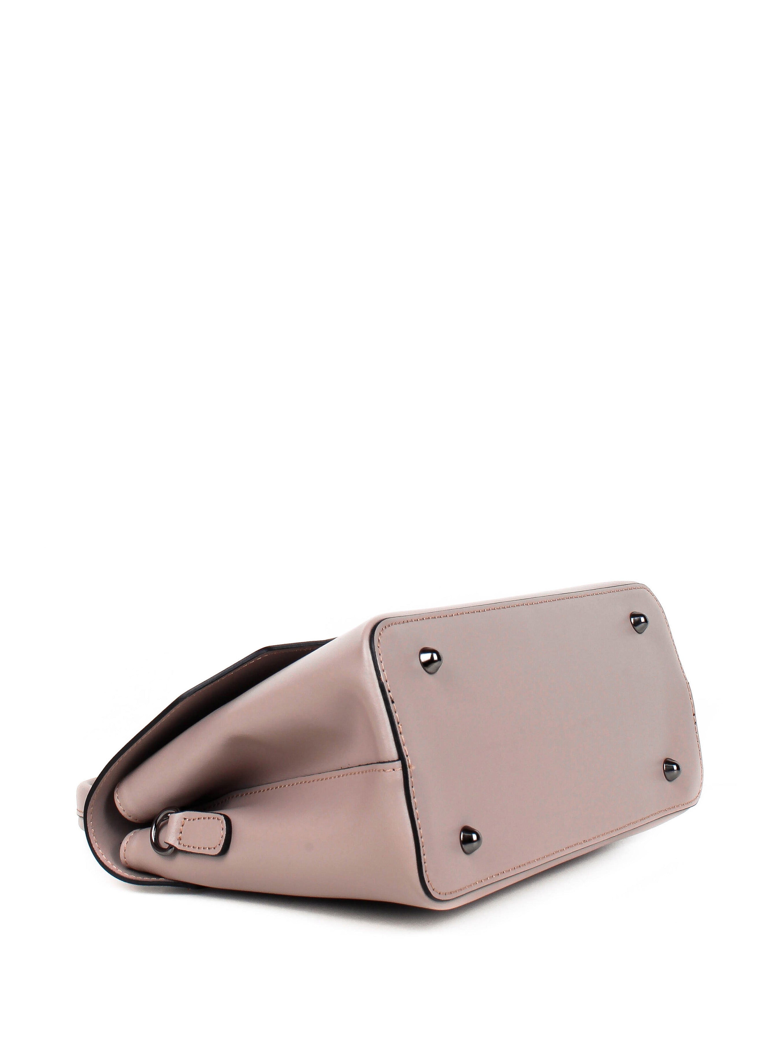 Bolso de mano de piel italiana STOCATTO Beige