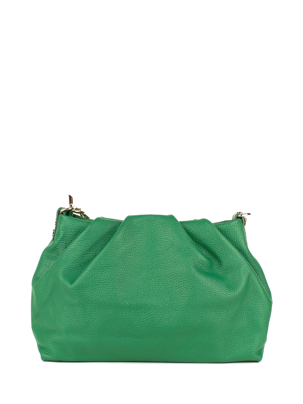 Bandolera de piel italiana Verde 7608-08-32