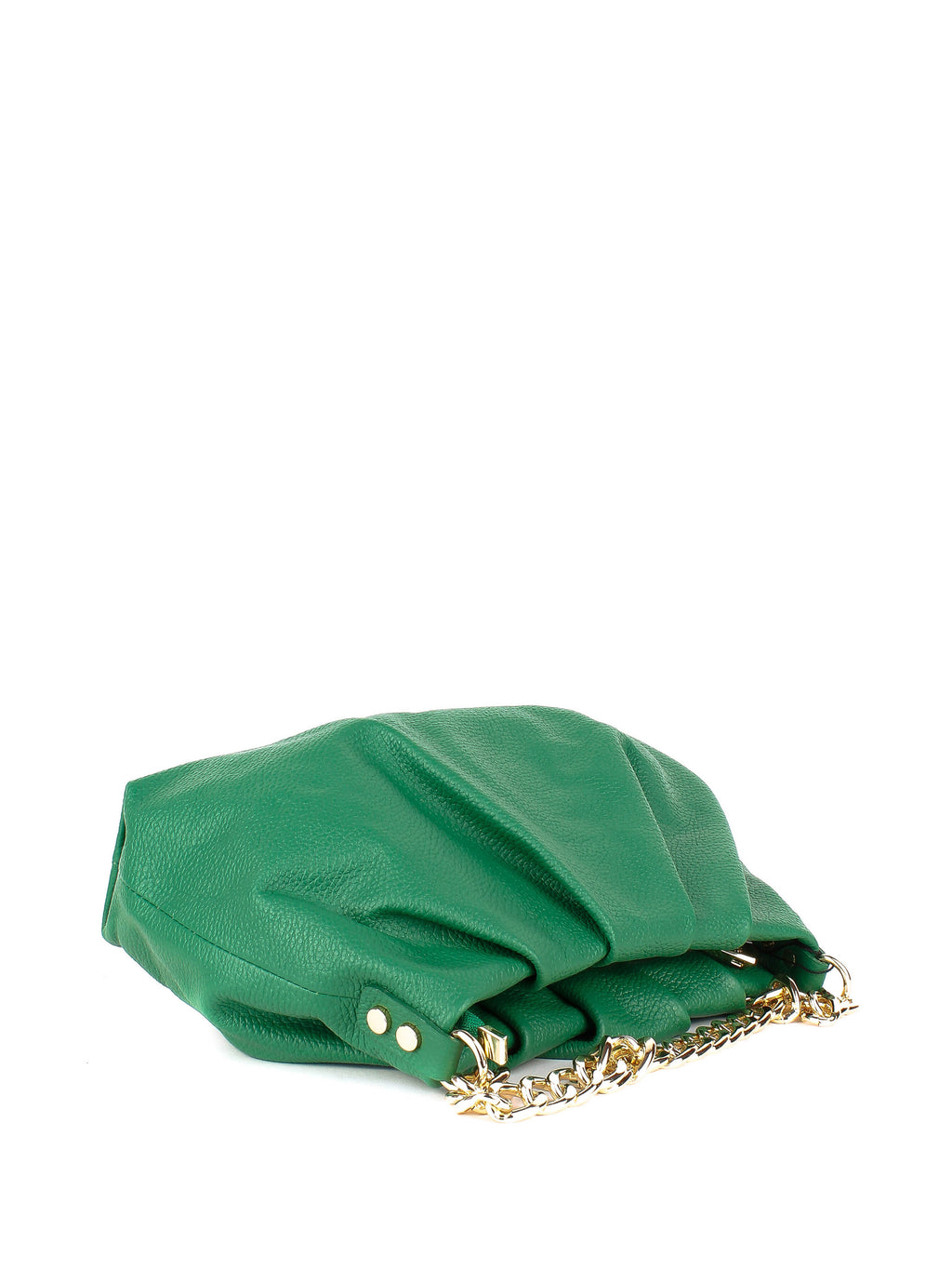 Bandolera de piel italiana Verde 7608-08-32