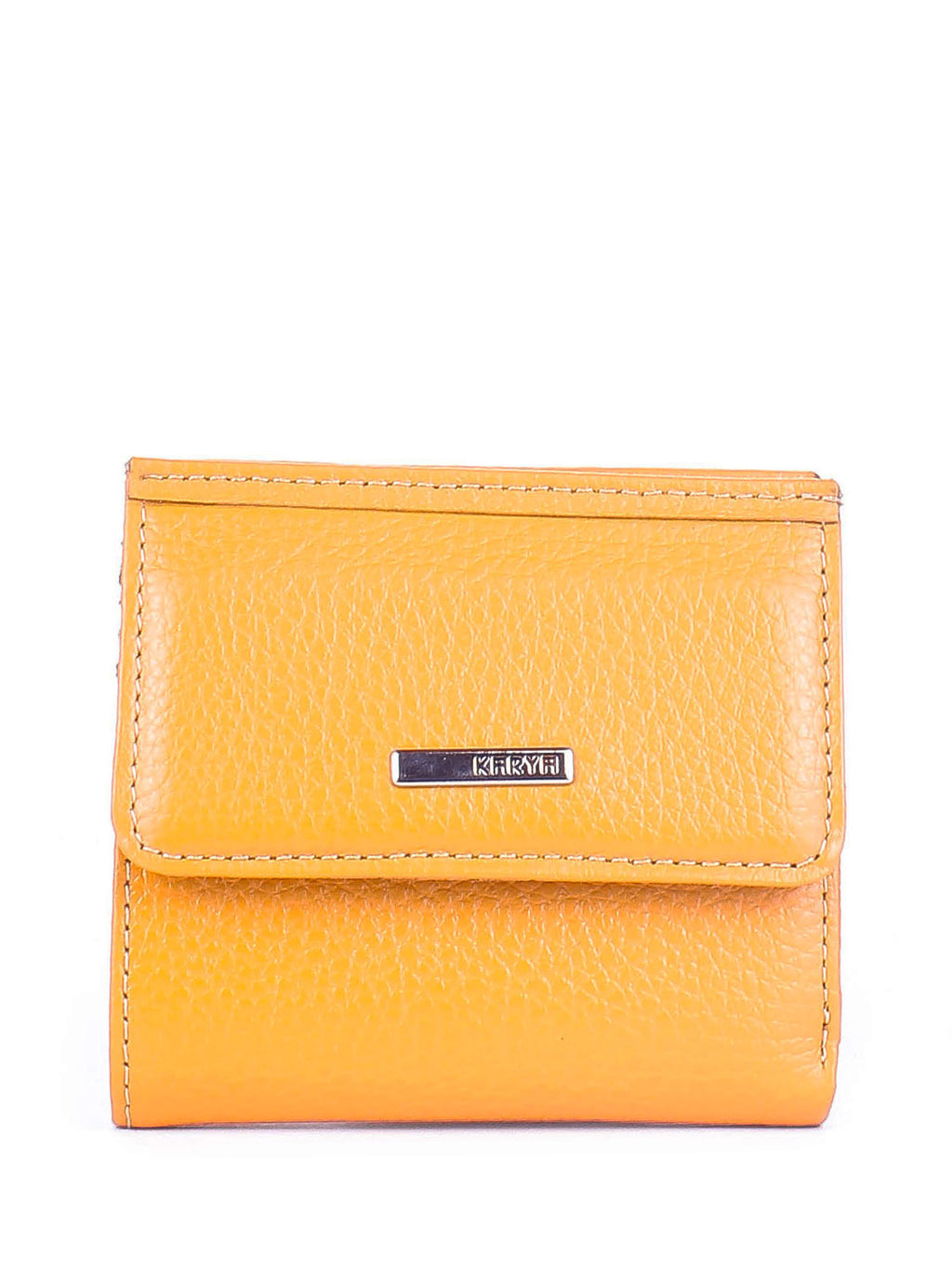 Cartera de piel italiana Amarillo 1066-56