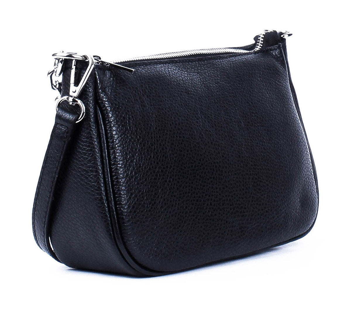 Bandolera de piel italiana Negro 4277-05-32