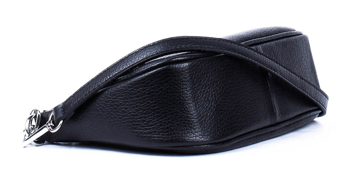 Bandolera de piel italiana Negro 4277-05-32
