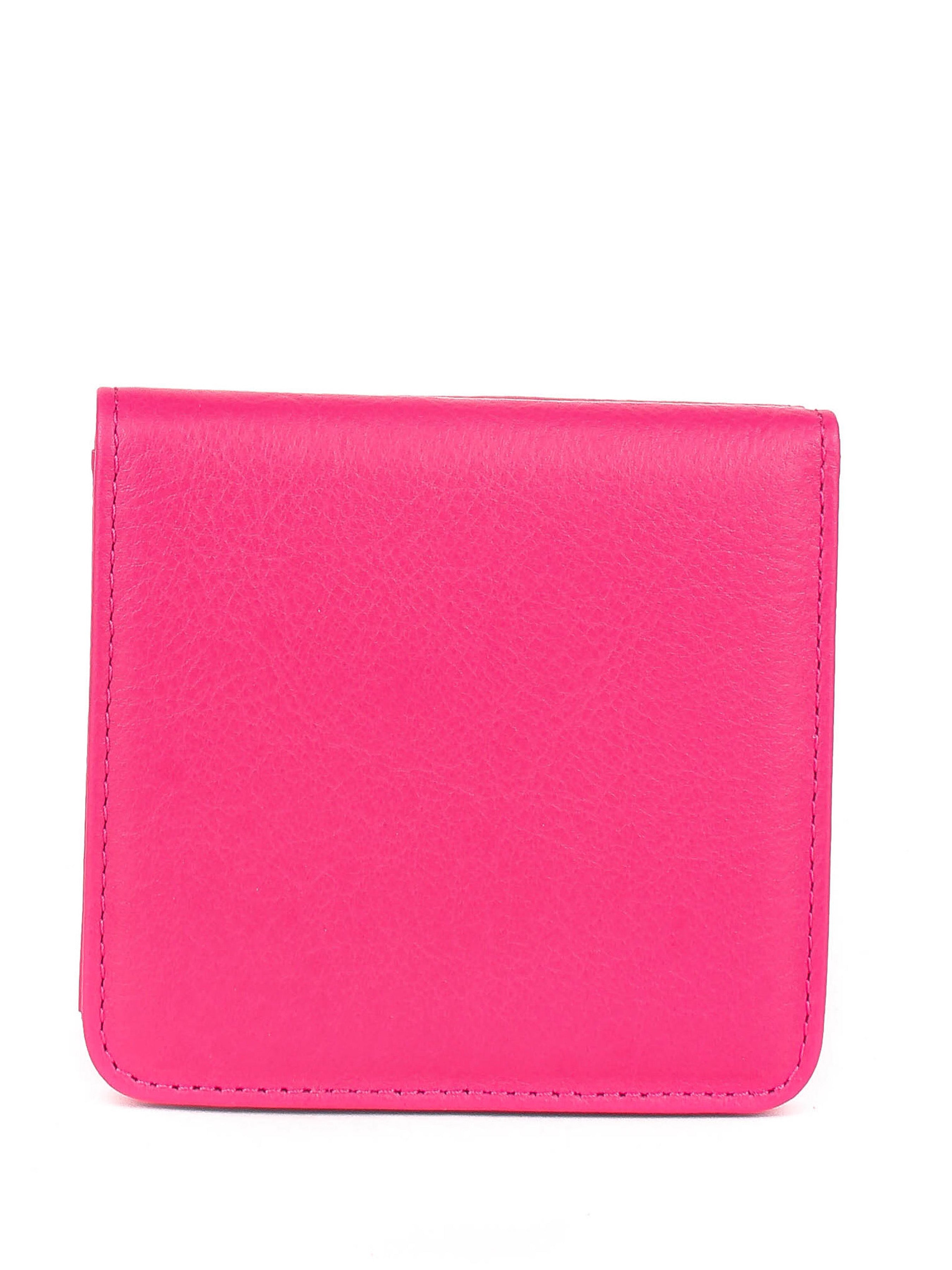 Cartera de piel italiana Rosa 1106-040