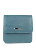 Cartera de piel italiana Темно блакитний 1106-093