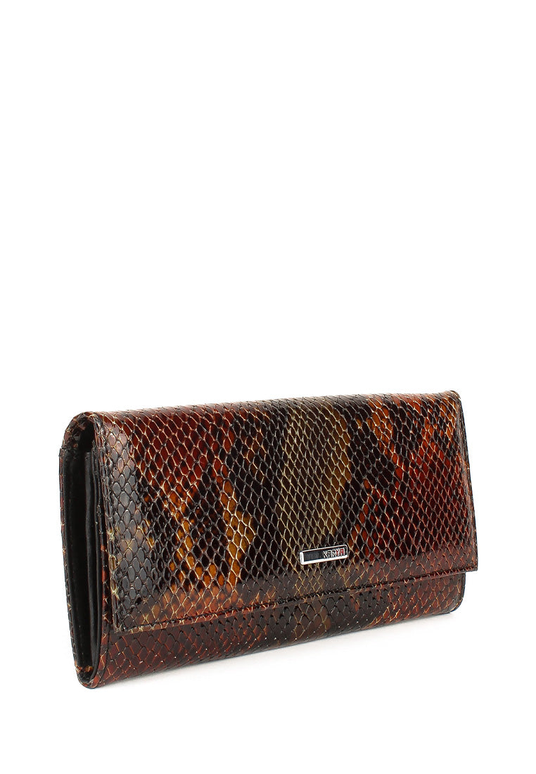 Cartera de piel italiana Verde 1101-540