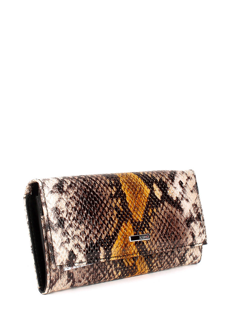 Cartera de piel italiana Amarillo 1101-064