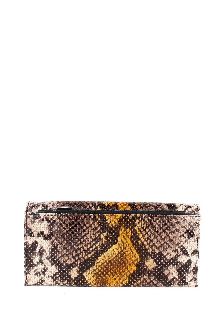 Cartera de piel italiana Amarillo 1101-064