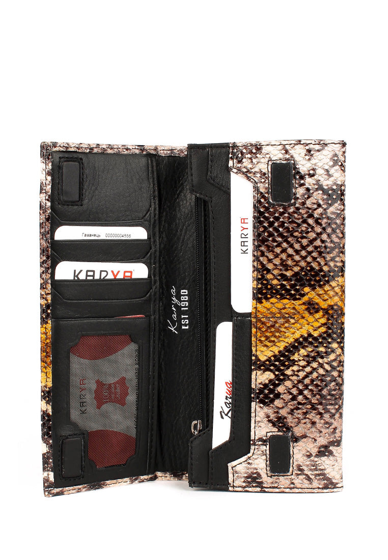 Cartera de piel italiana Amarillo 1101-064