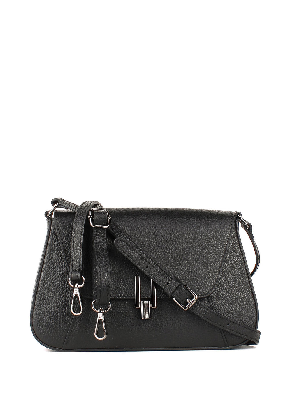 Bandolera de piel italiana Negro 4892-05-32