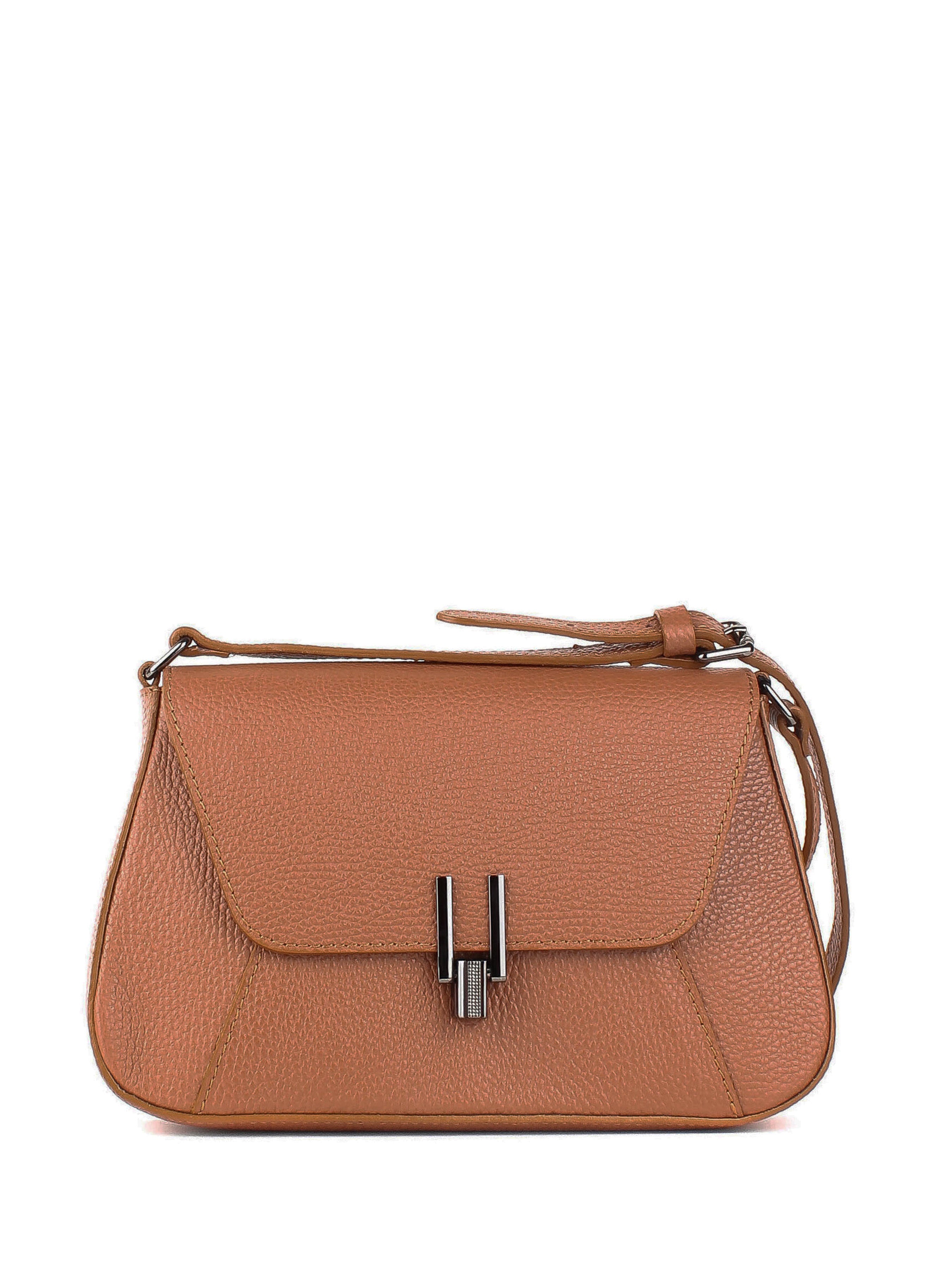 Bandolera de piel italiana Rojo 4892-45-32