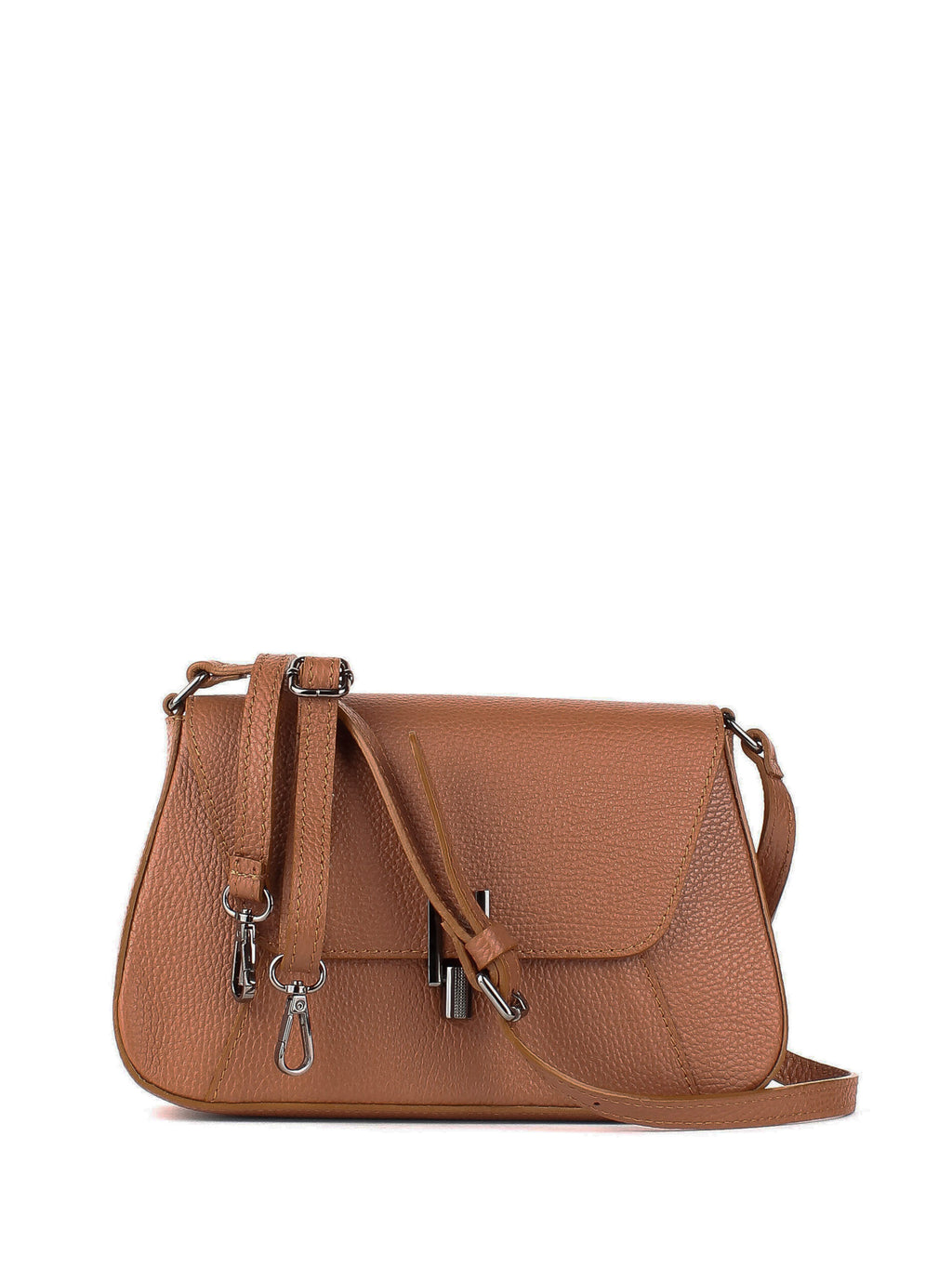 Bandolera de piel italiana Rojo 4892-45-32