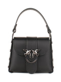 Bolso de hombro de piel italiana Negro 1714-05-31