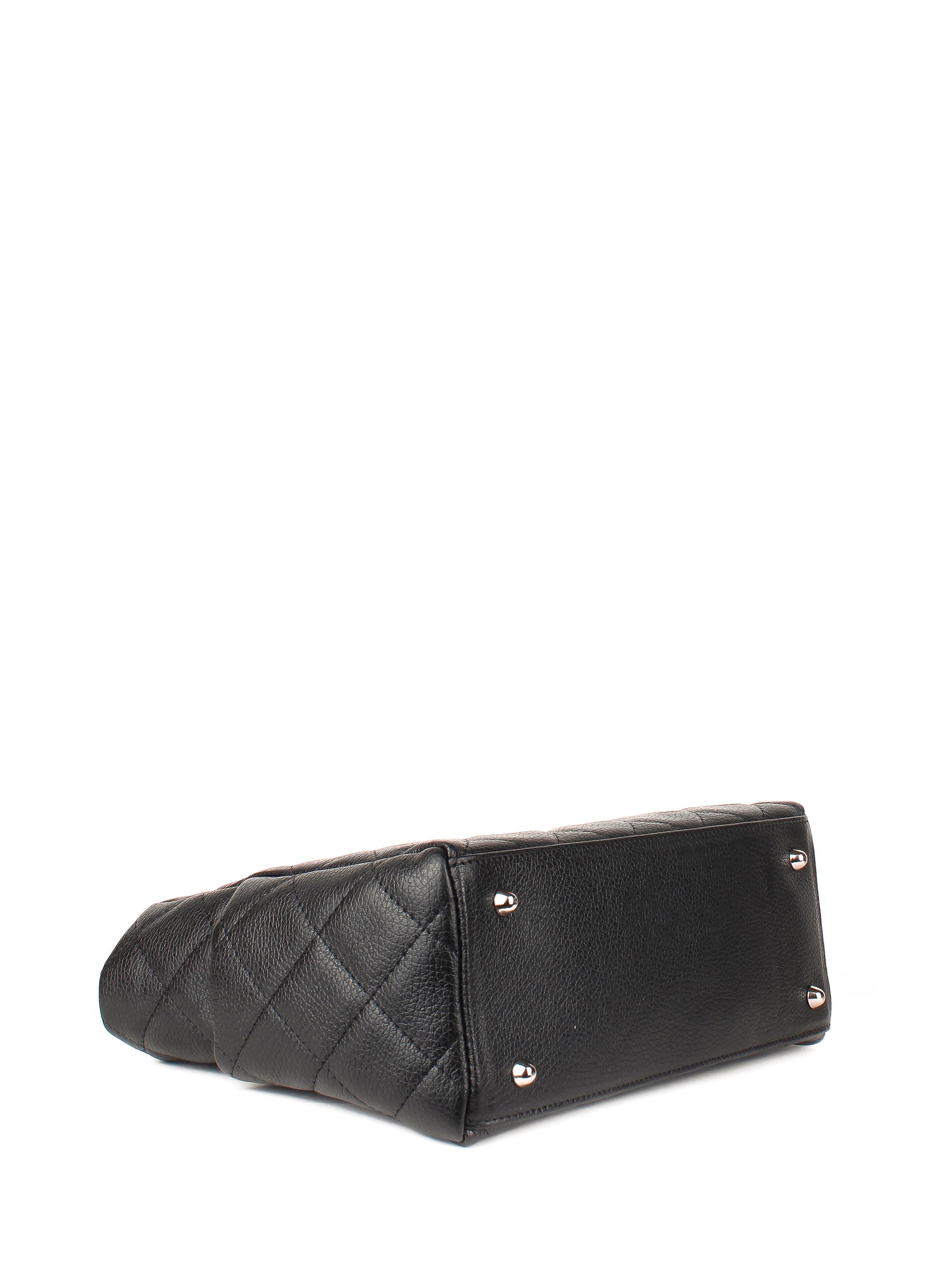 Bolso Tote de piel italiana Negro 5001-05-37