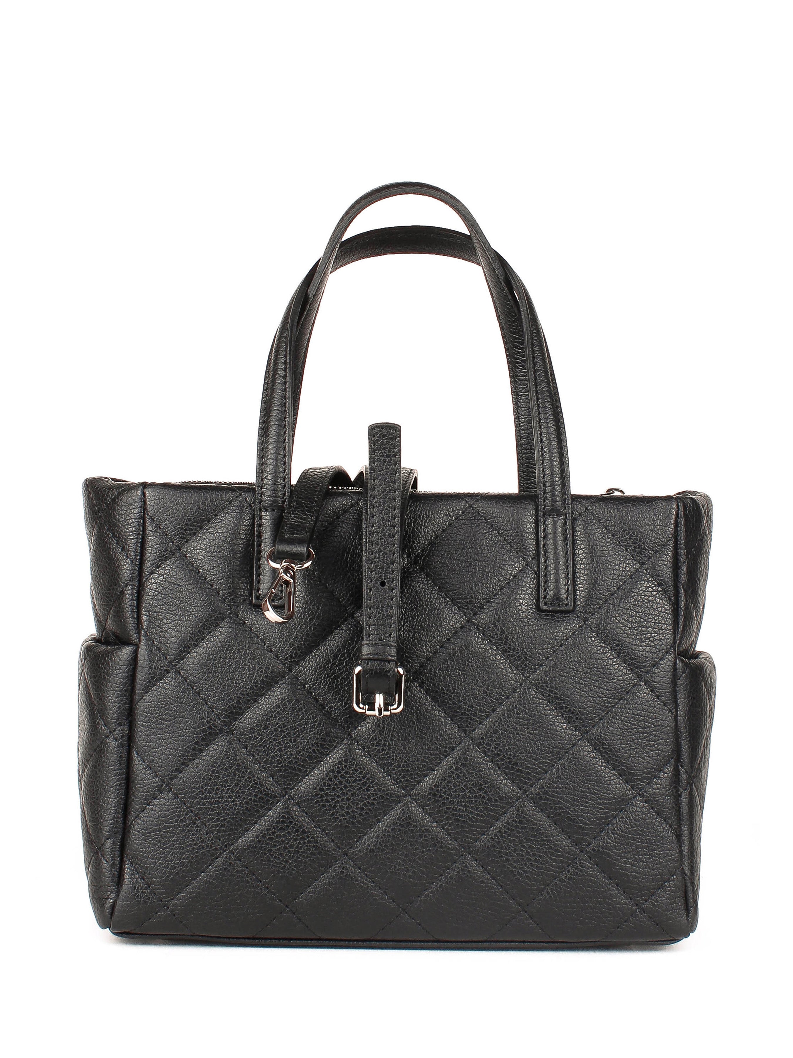 Bolso Tote de piel italiana Negro 5001-05-37