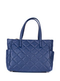Bolso Tote de piel italiana Azul 5001-07-37