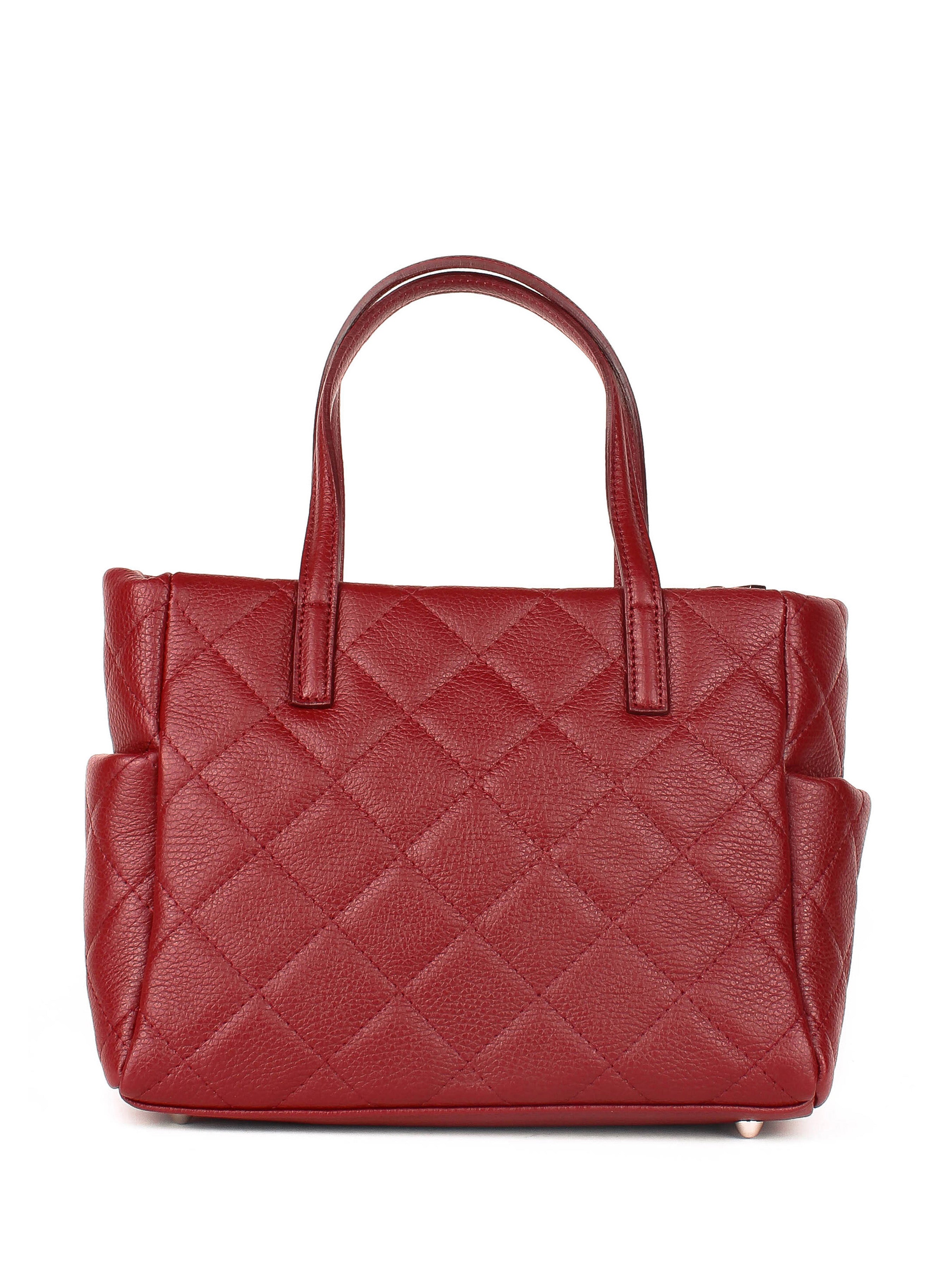 Bolso Tote de piel italiana Burgoña 5001-12-37