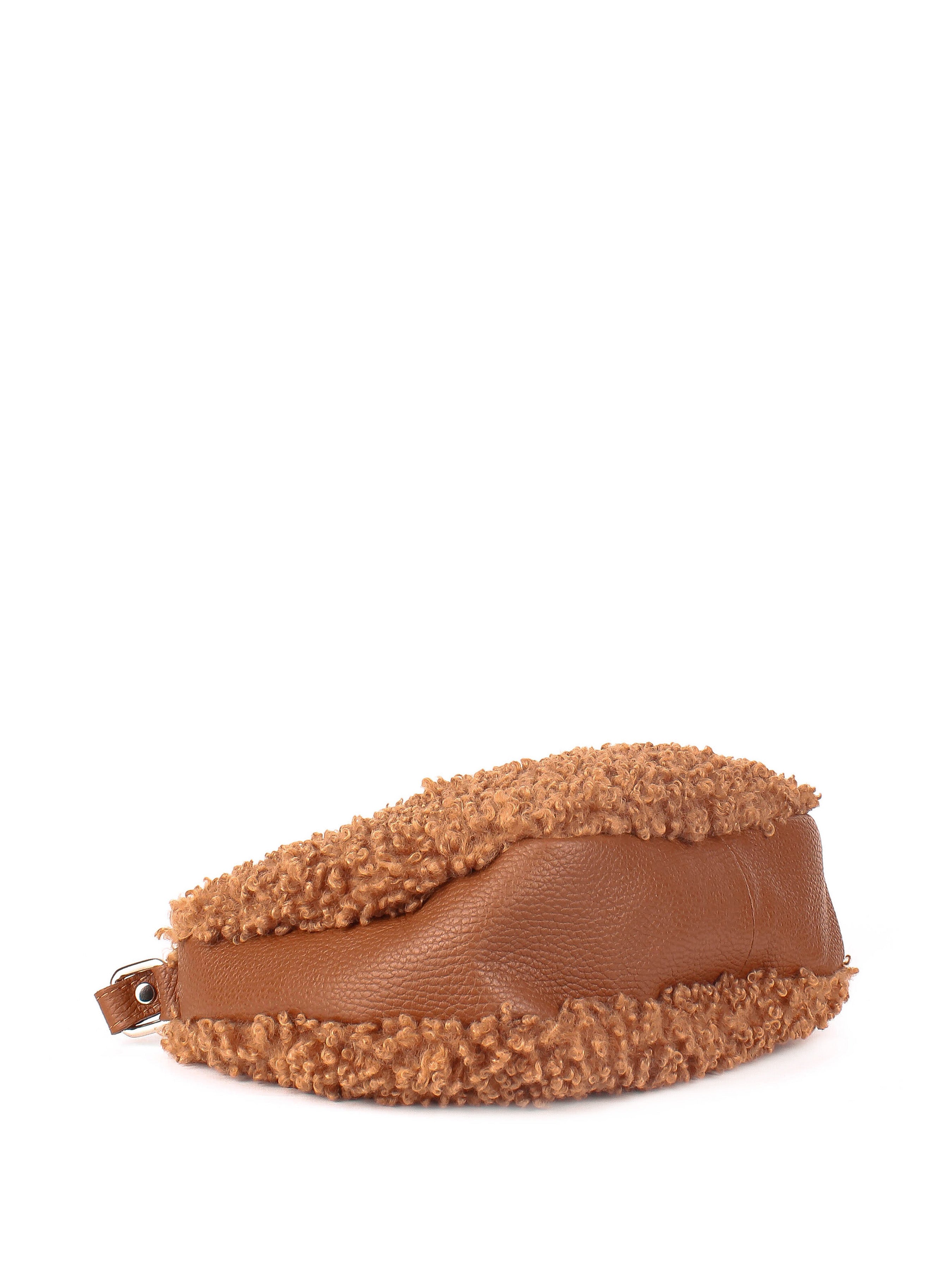 Bolso de hombro de piel italiana Rojo 2311-45-32