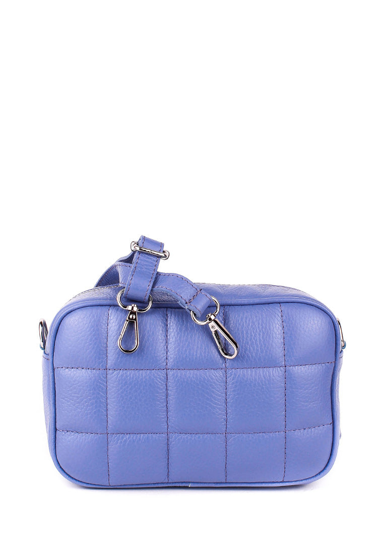 Bandolera de piel italiana Morado 2843-14-37