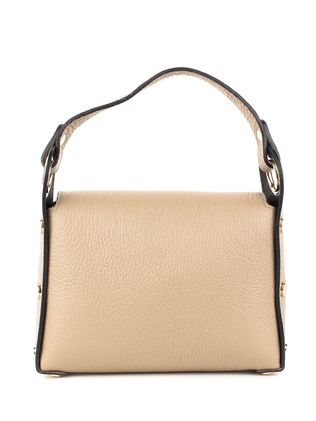 Bolso de mano de piel italiana Beige 8822-11-32