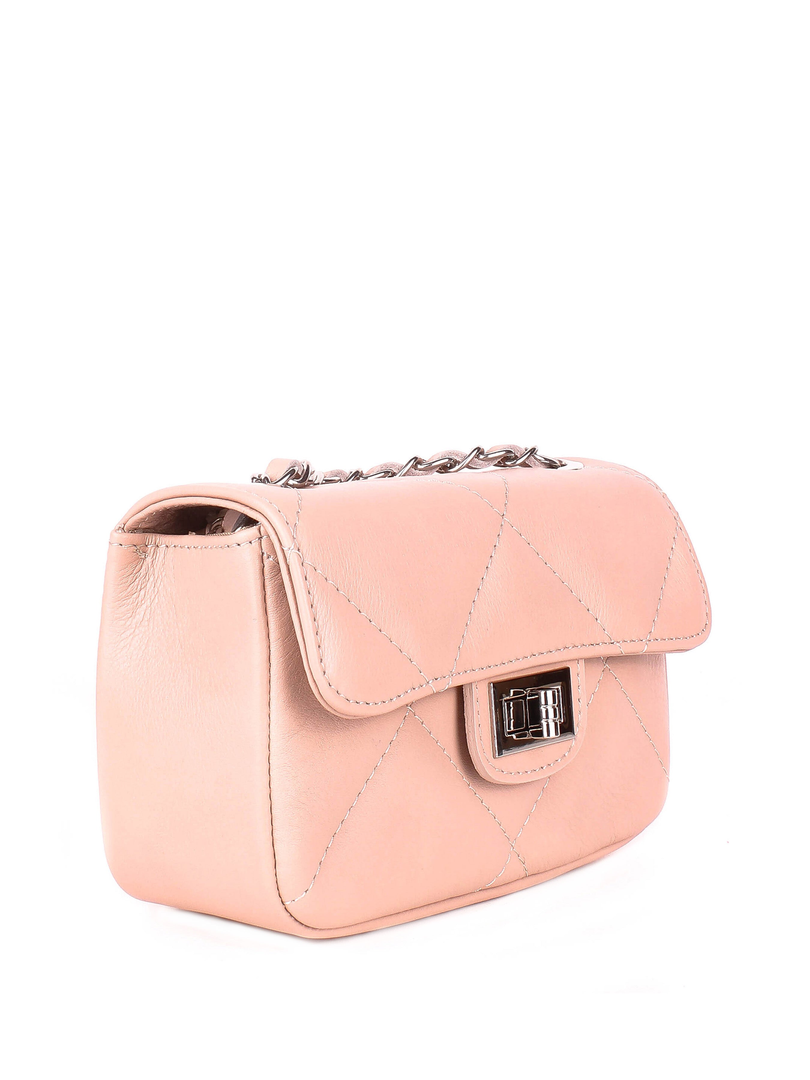 Bandolera de piel italiana Polvoriento 1293-09-37