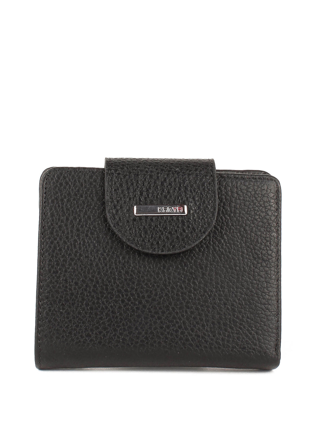 Cartera de piel italiana Negro 2007-45-46