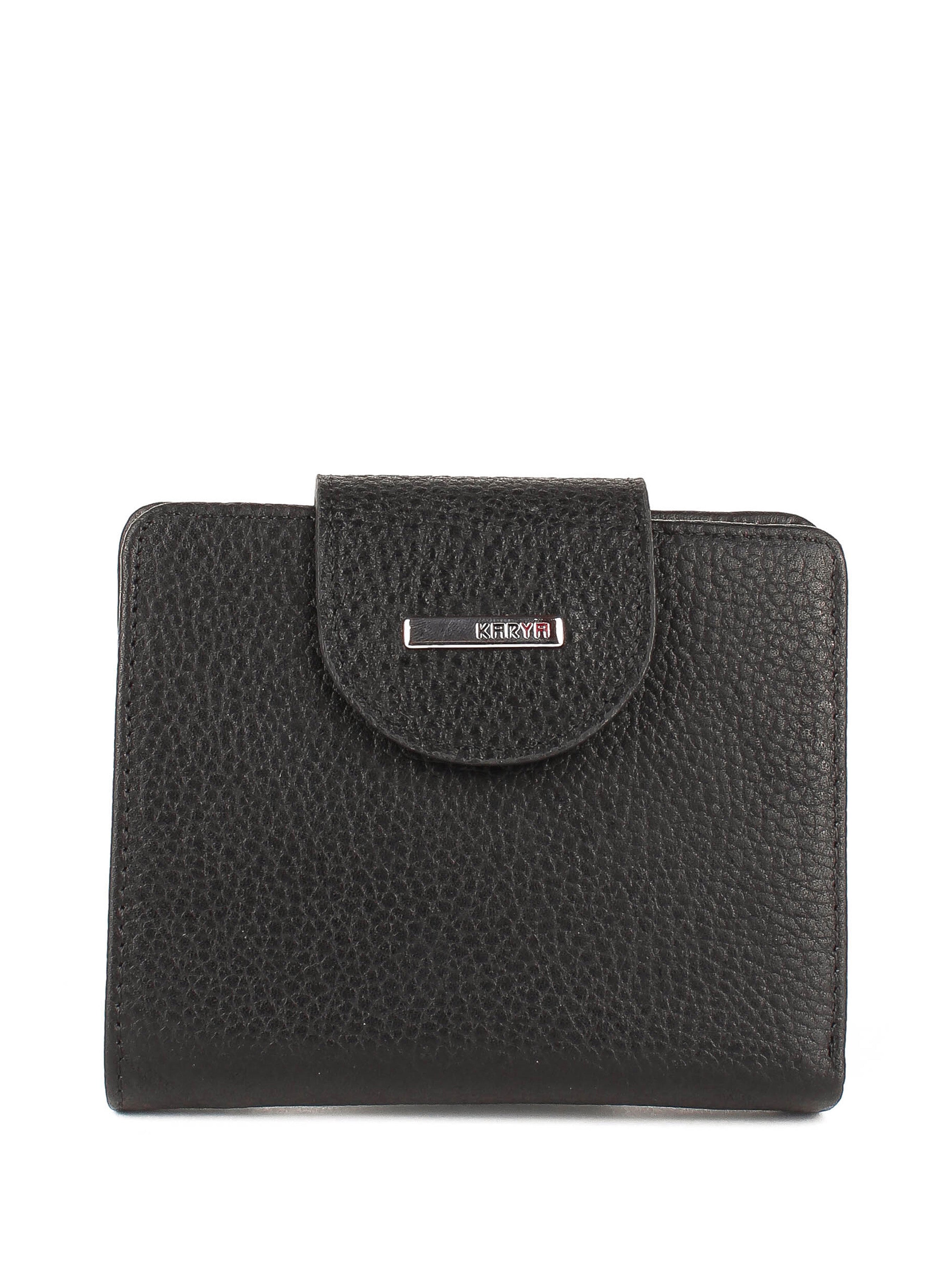 Cartera de piel italiana Negro 2007-45-46