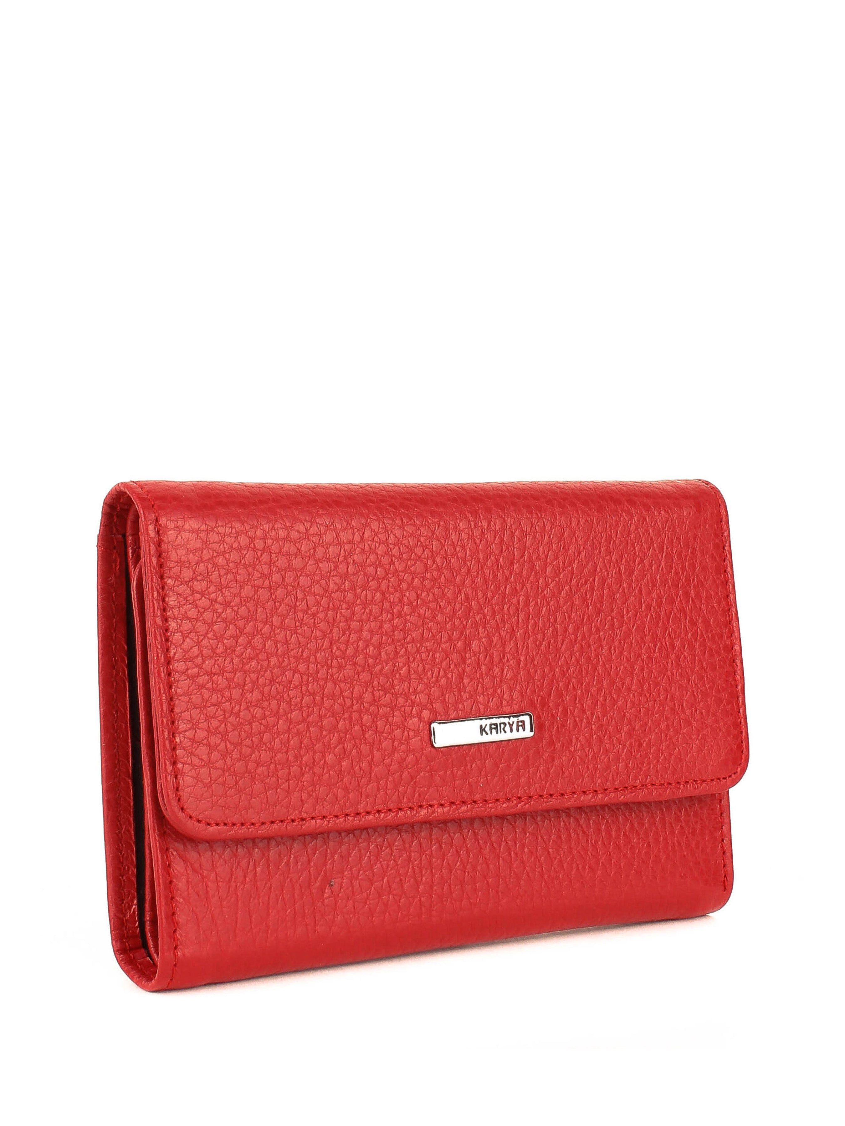 Cartera de piel italiana Rojo 2006-46