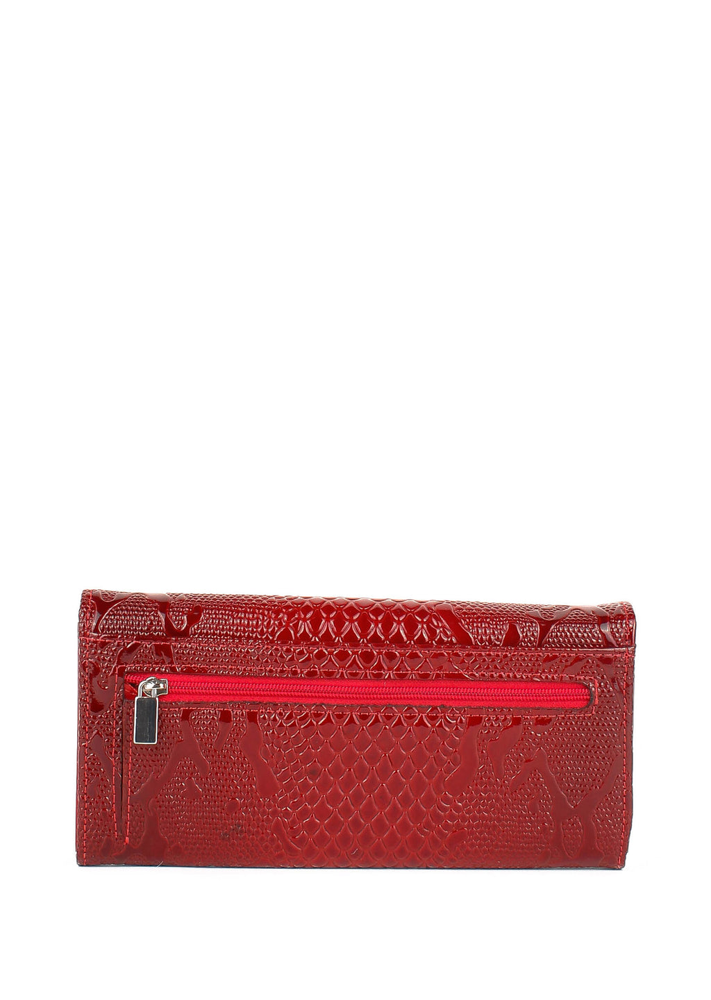 Cartera de piel italiana Rojo 1071-019