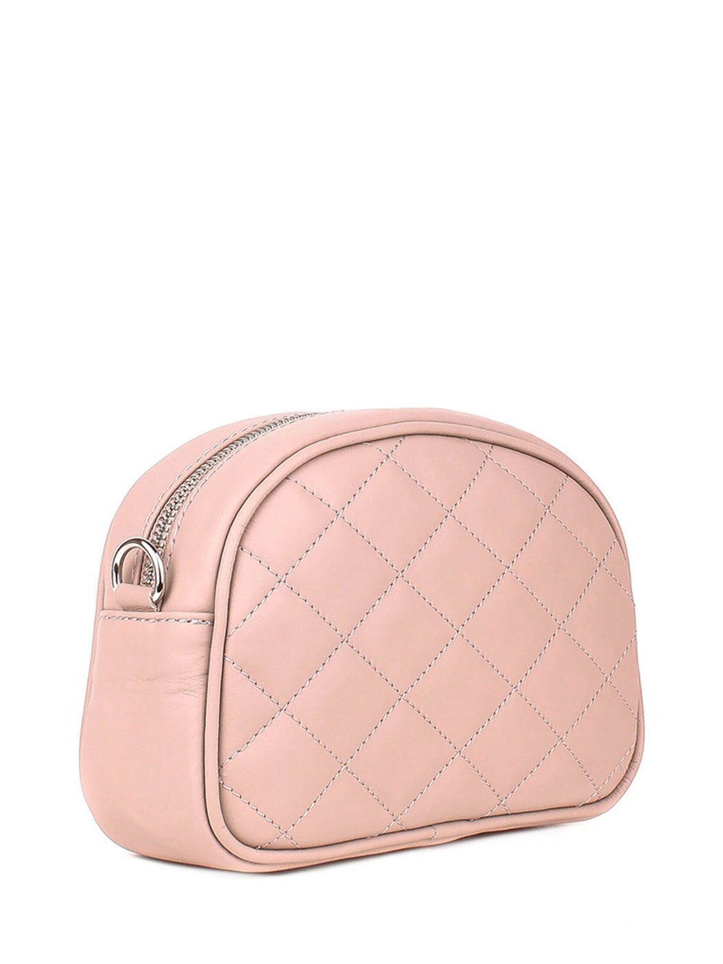 Bandolera de piel italiana Gris 3315-52-37