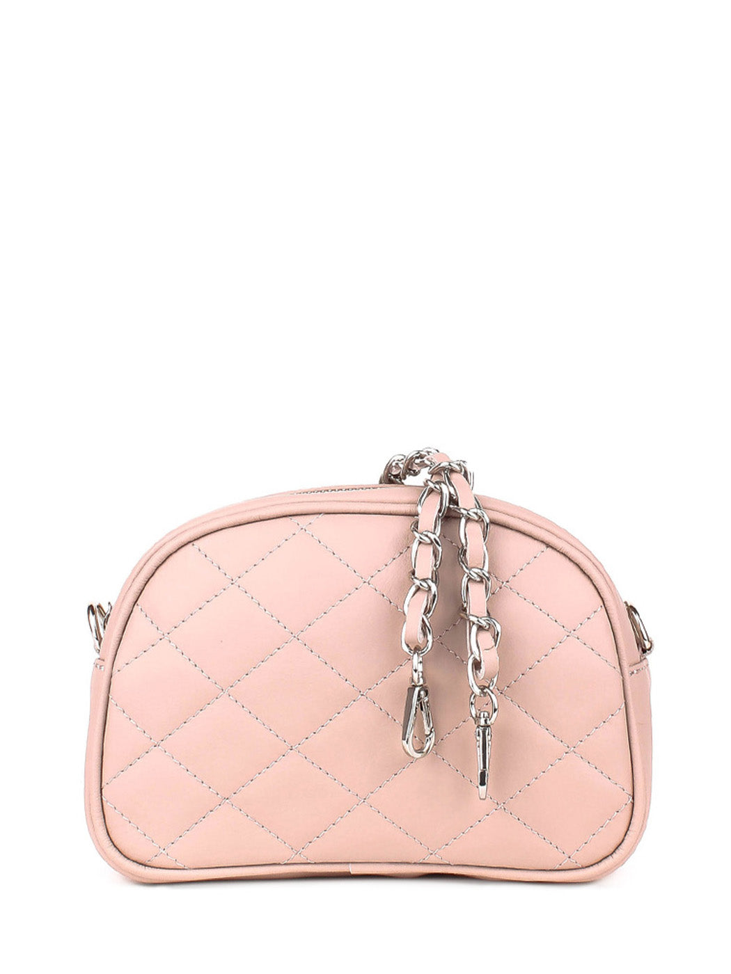 Bandolera de piel italiana Gris 3315-52-37