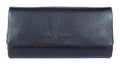 Cartera de piel italiana Negro 1131-4513