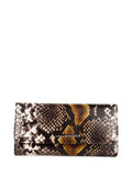 Cartera de piel italiana Amarillo 1146-064