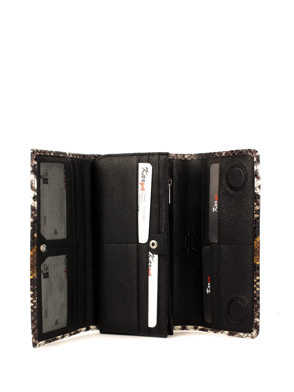 Cartera de piel italiana Amarillo 1146-064