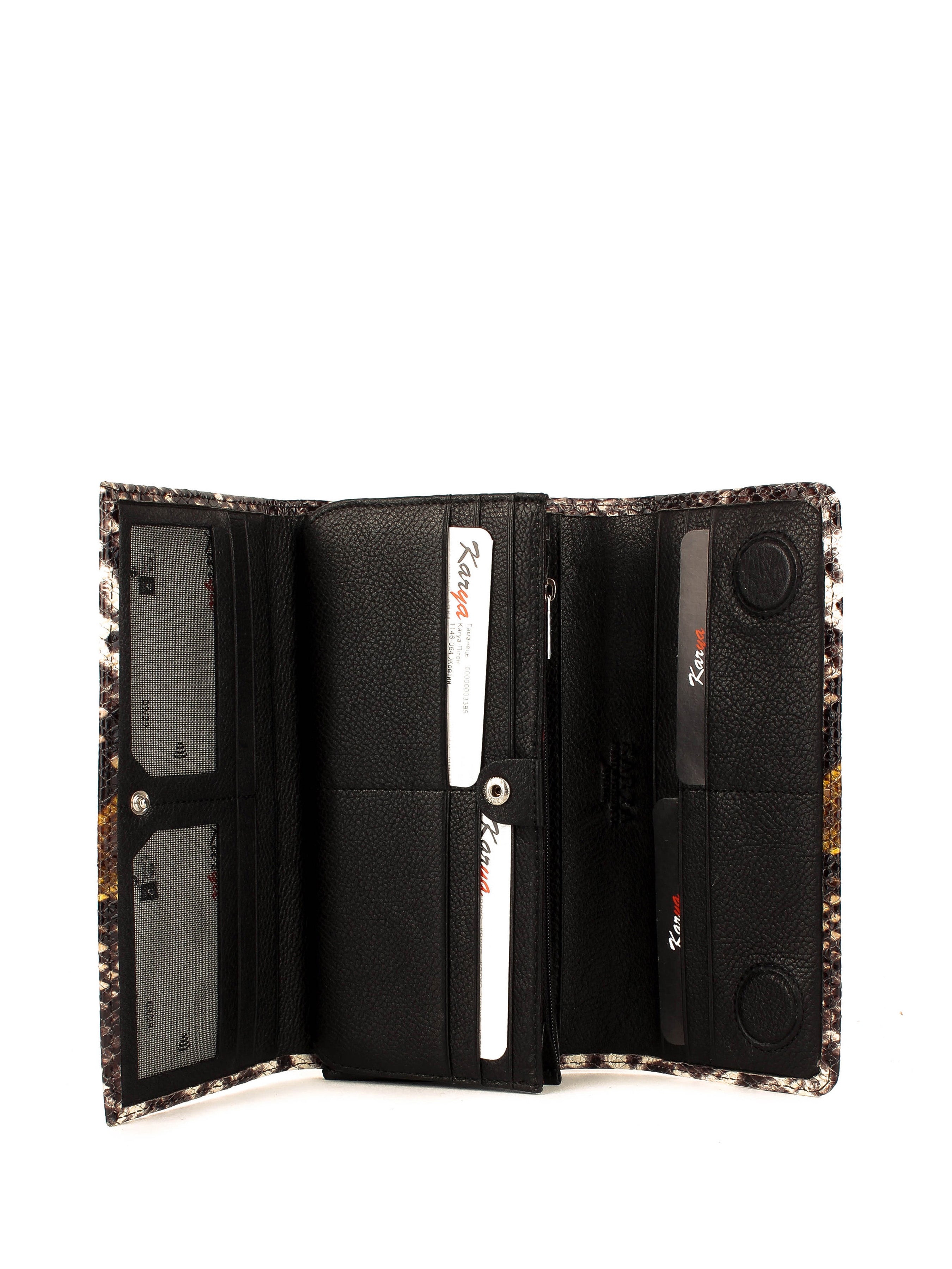 Cartera de piel italiana Amarillo 1146-064