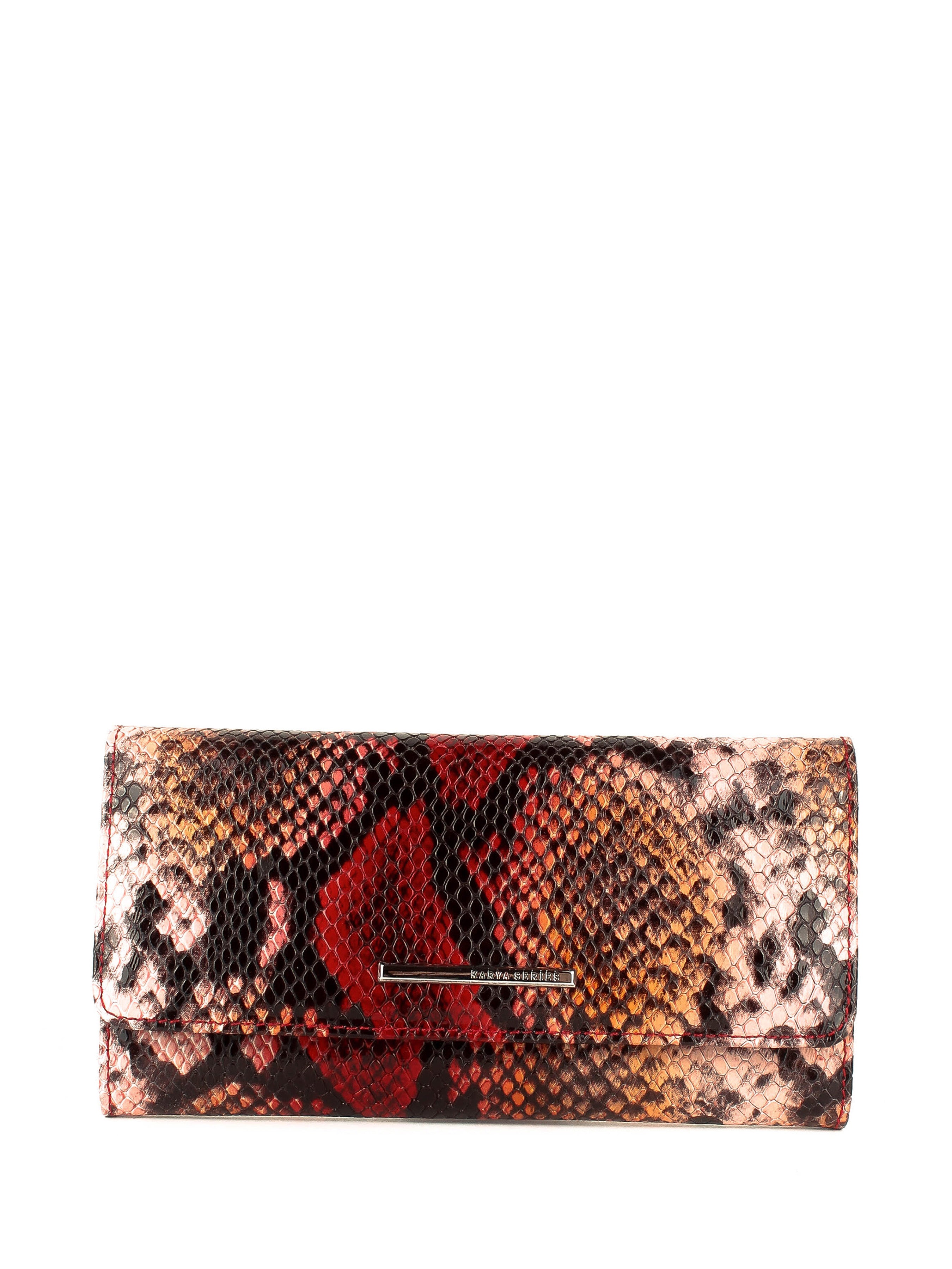 Cartera de piel italiana Rosa 1146-532